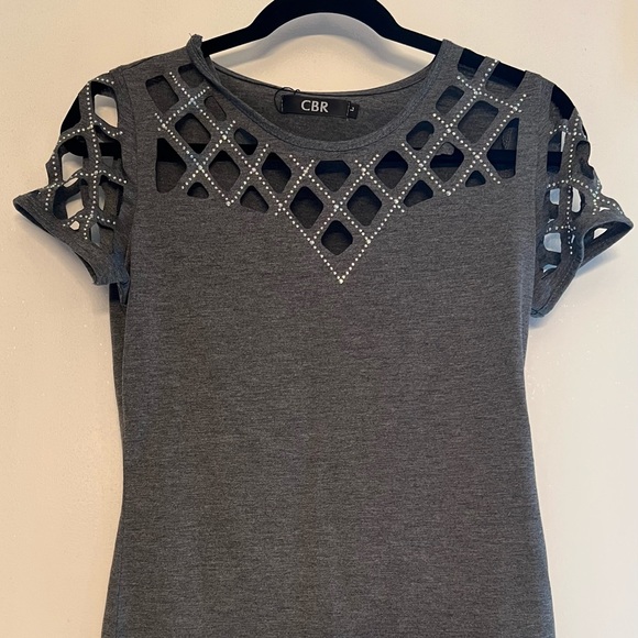 CBR Tops - 🌷🌷CBT grey cutout top 🌷🌷